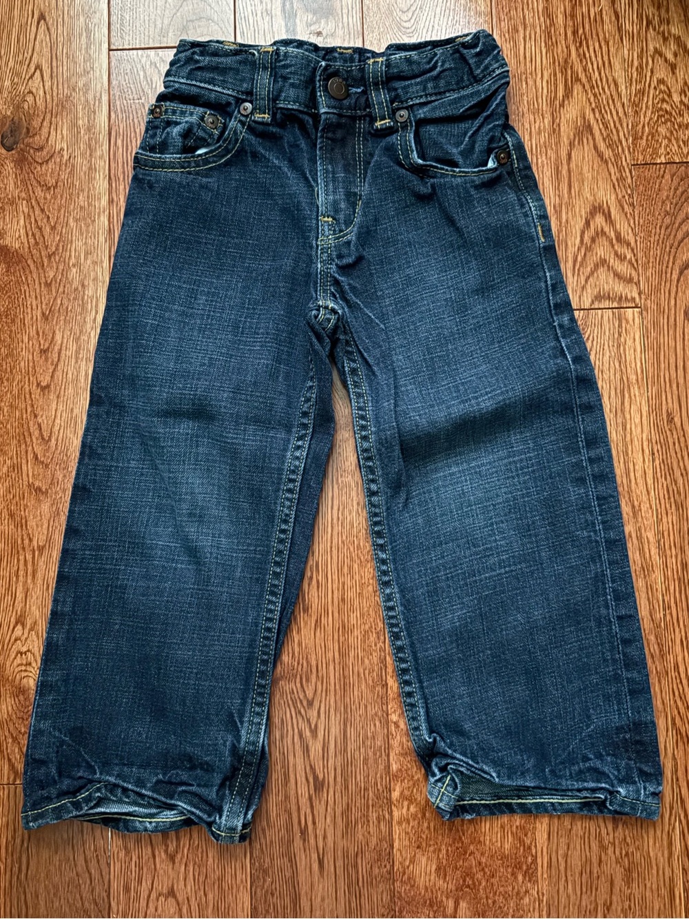 GAP Dark Blue Kids' Straight-Leg Jeans